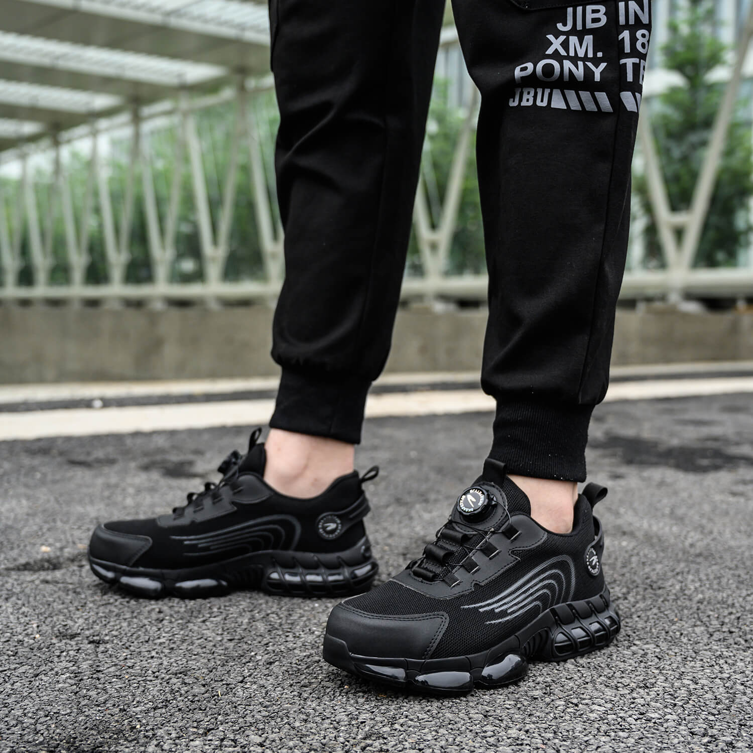 Maven Knob Lacing Steel Toe Work Shoes