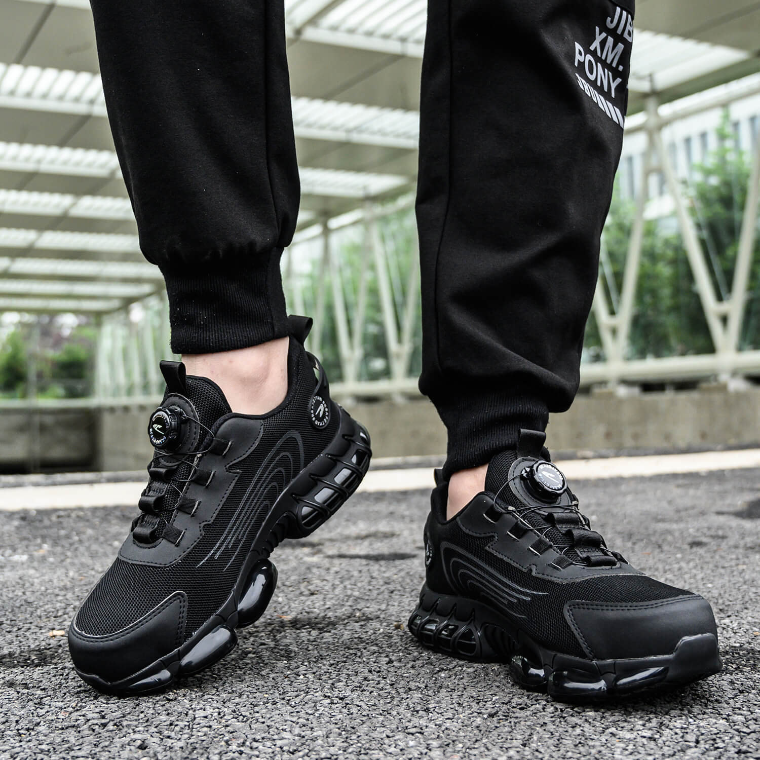 Maven Knob Lacing Steel Toe Work Shoes