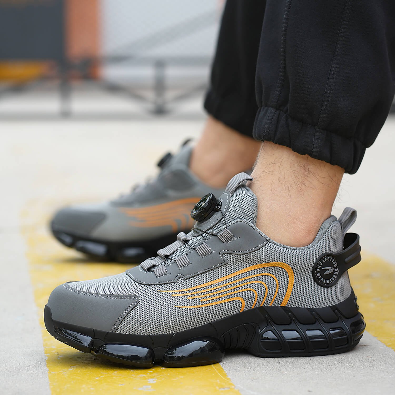 Maven Knob Lacing Steel Toe Work Shoes