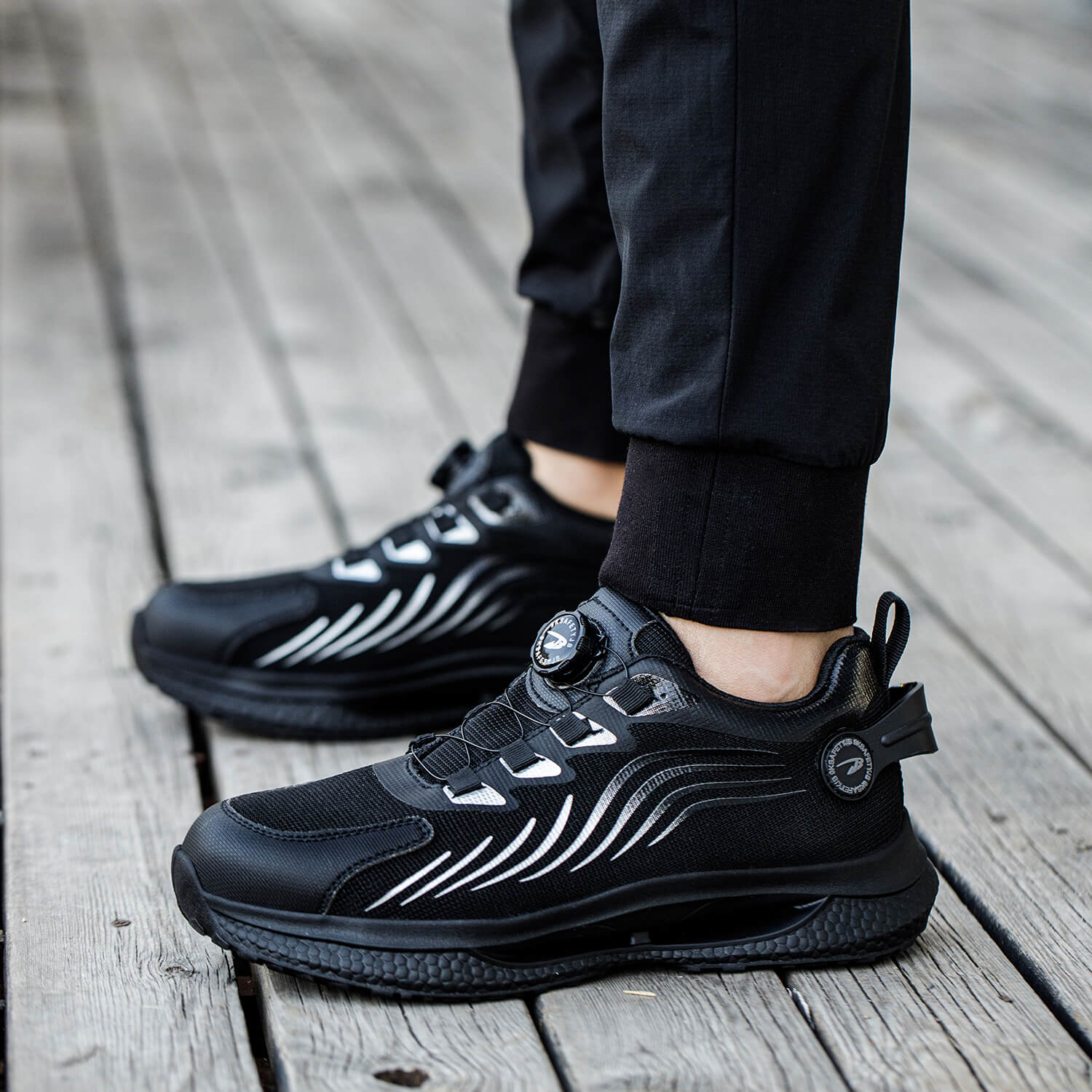 Maven Knob Lacing Steel Toe Work Sneakers