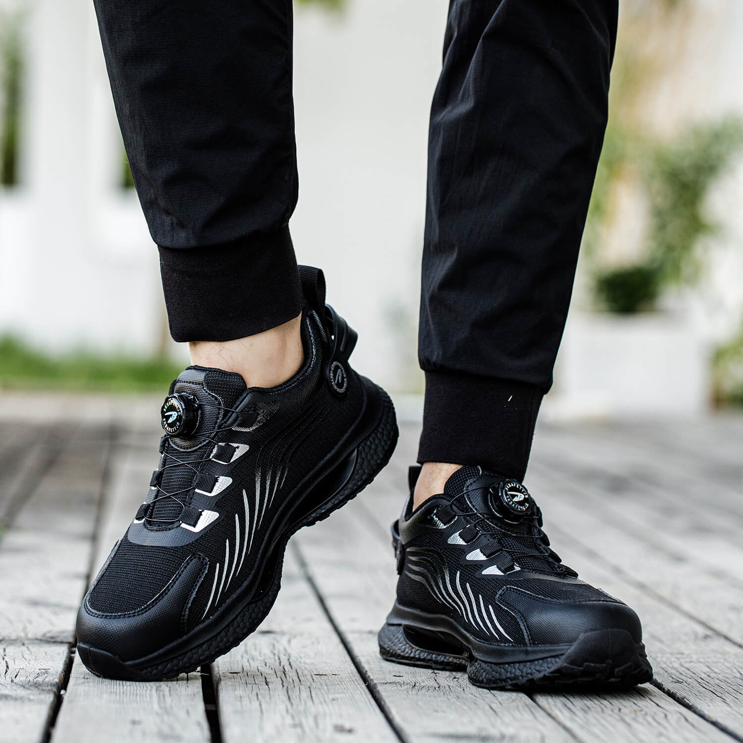 Maven Knob Lacing Steel Toe Work Sneakers