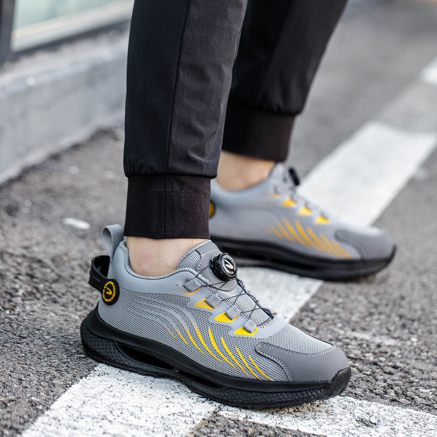 Maven Knob Lacing Steel Toe Work Sneakers