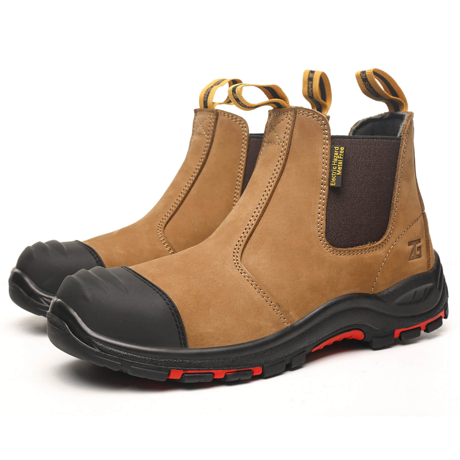 Maven Men's 6" Composite Toe Slip-On Work Boots