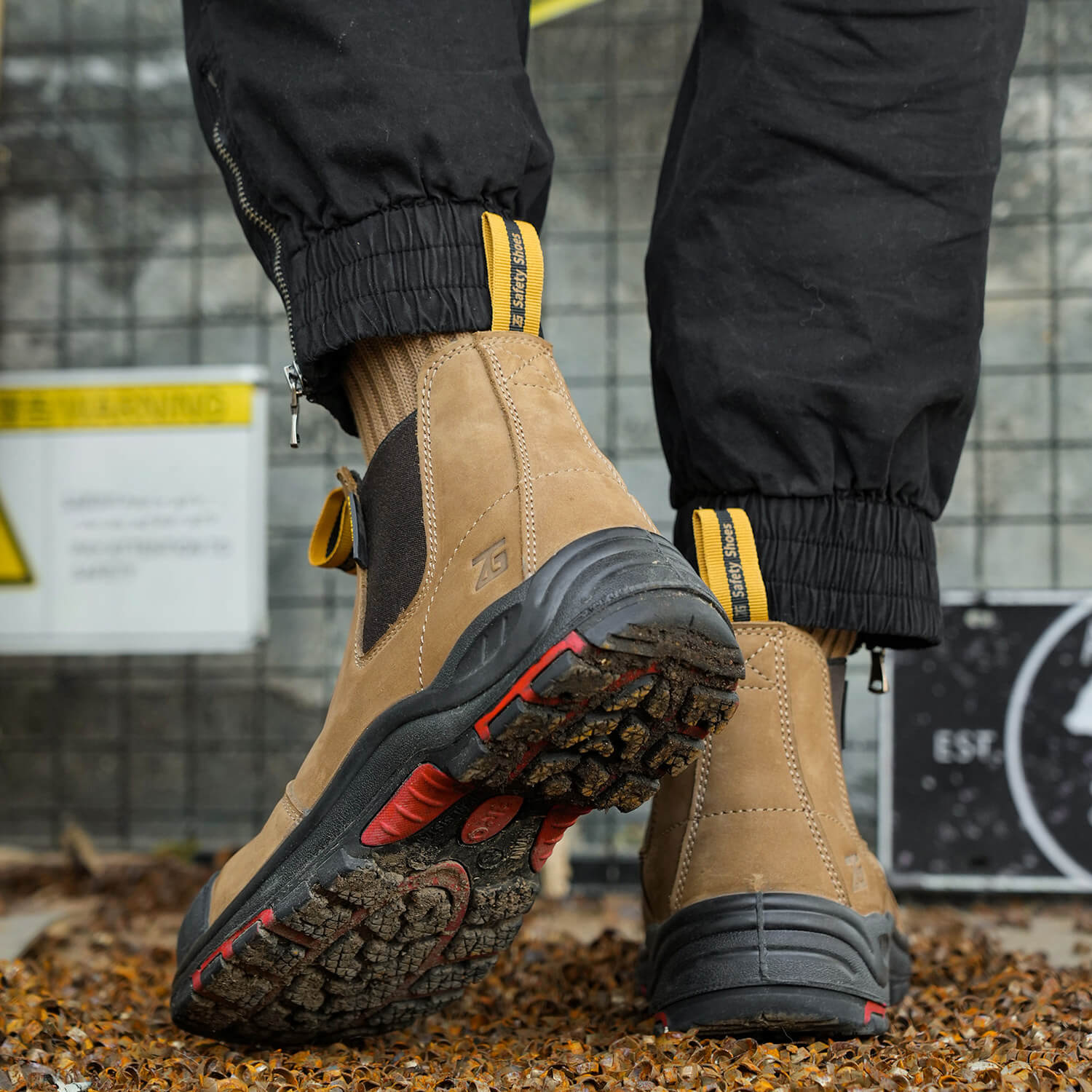 Maven Men's 6" Composite Toe Slip-On Work Boots