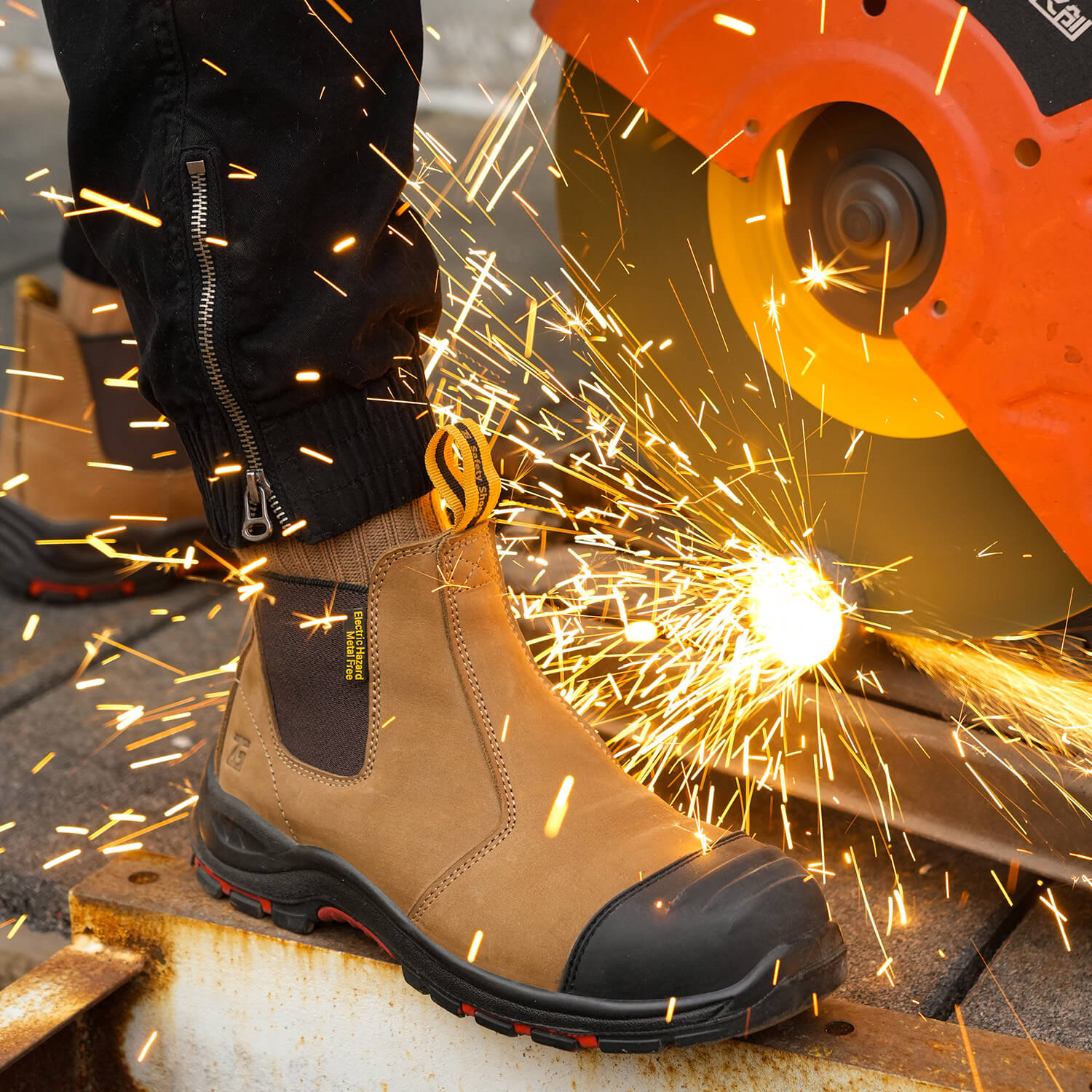 Maven Men's 6" Composite Toe Slip-On Work Boots