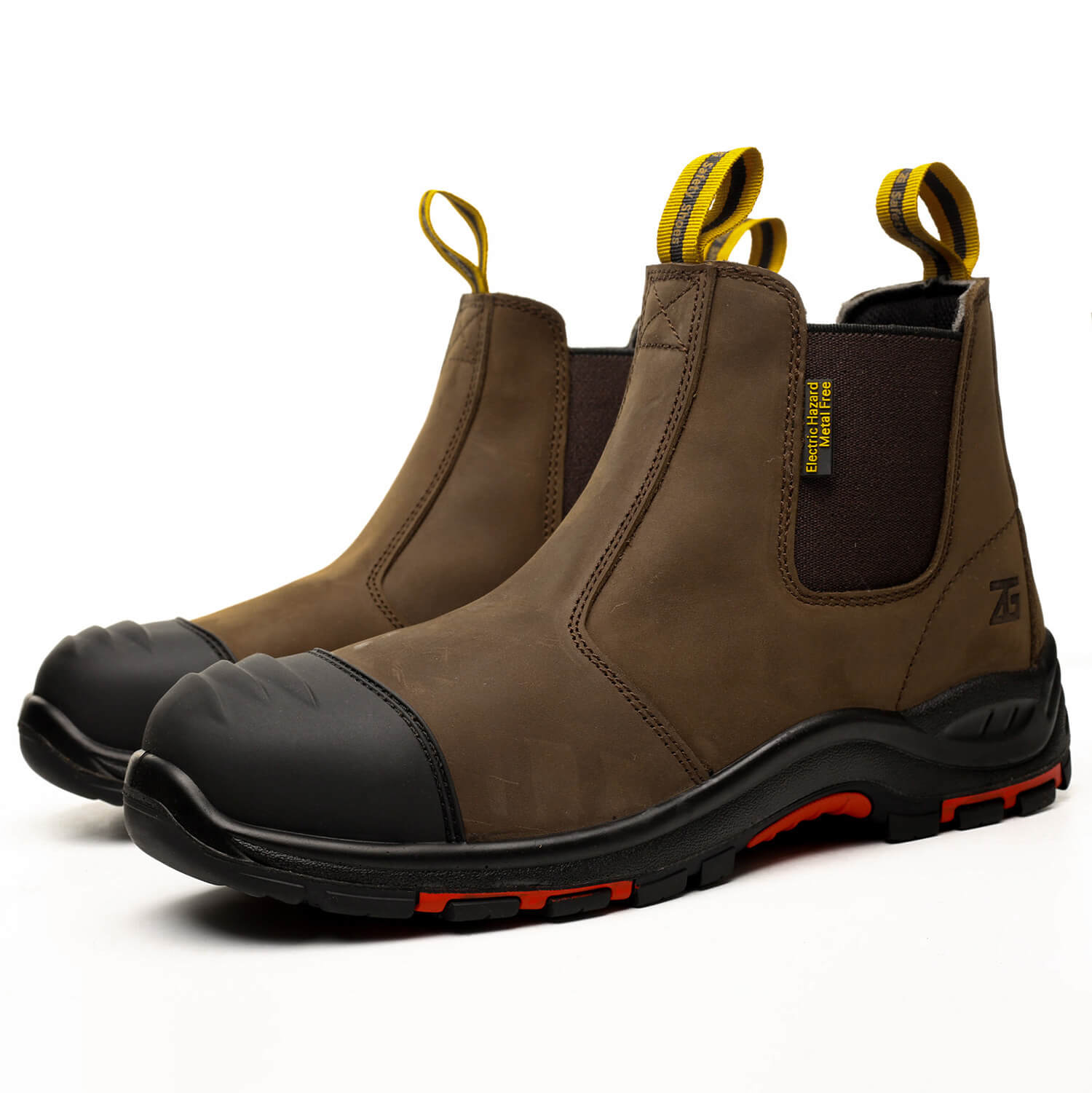 Maven Men's 6" Composite Toe Slip-On Work Boots