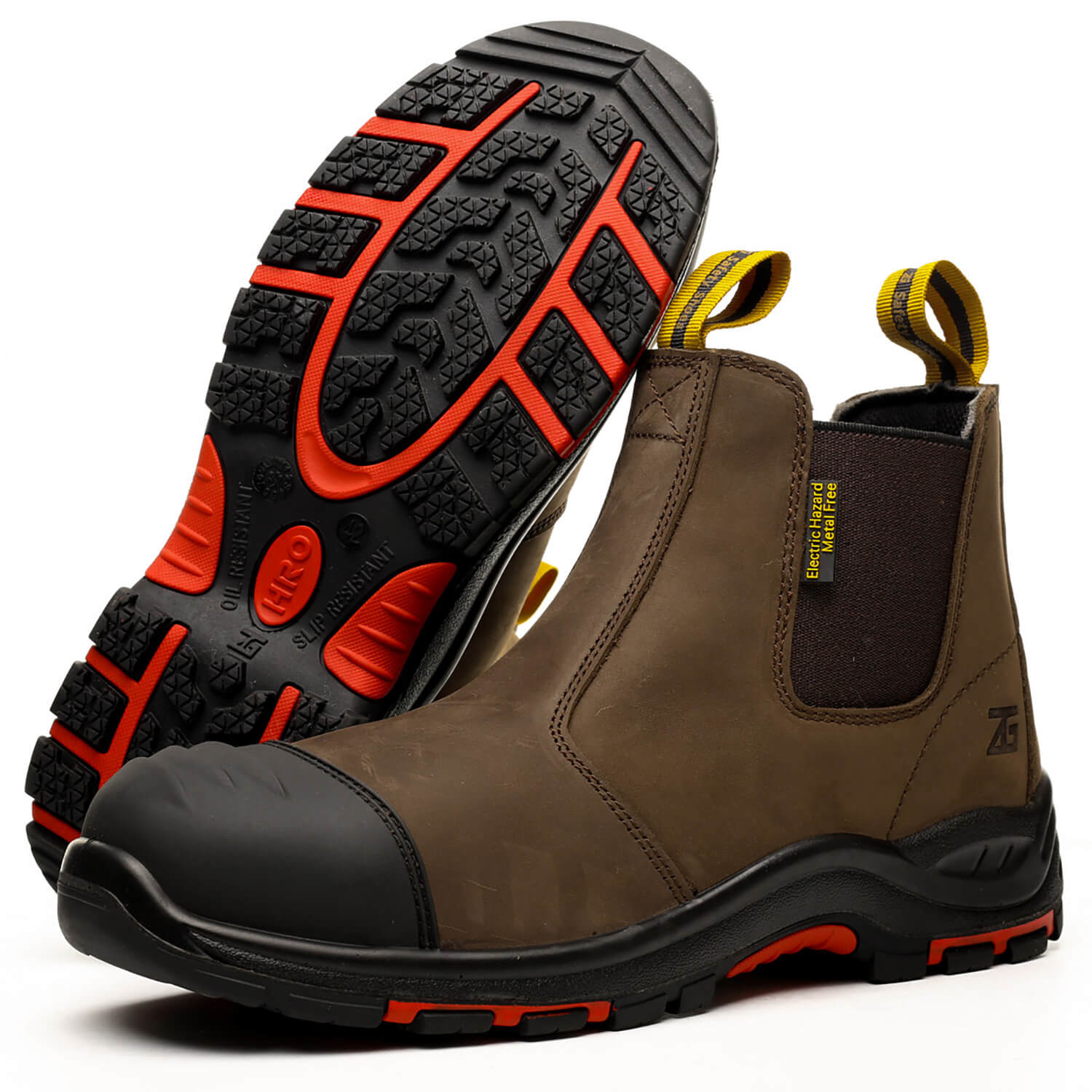 Maven Men's 6" Composite Toe Slip-On Work Boots