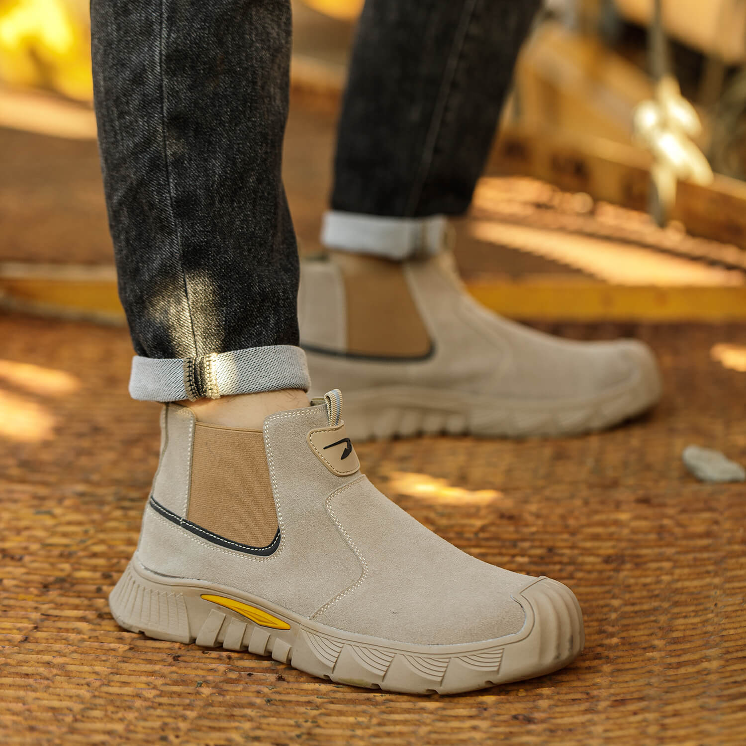 Maven Slip-On Steel Toe Work Boots