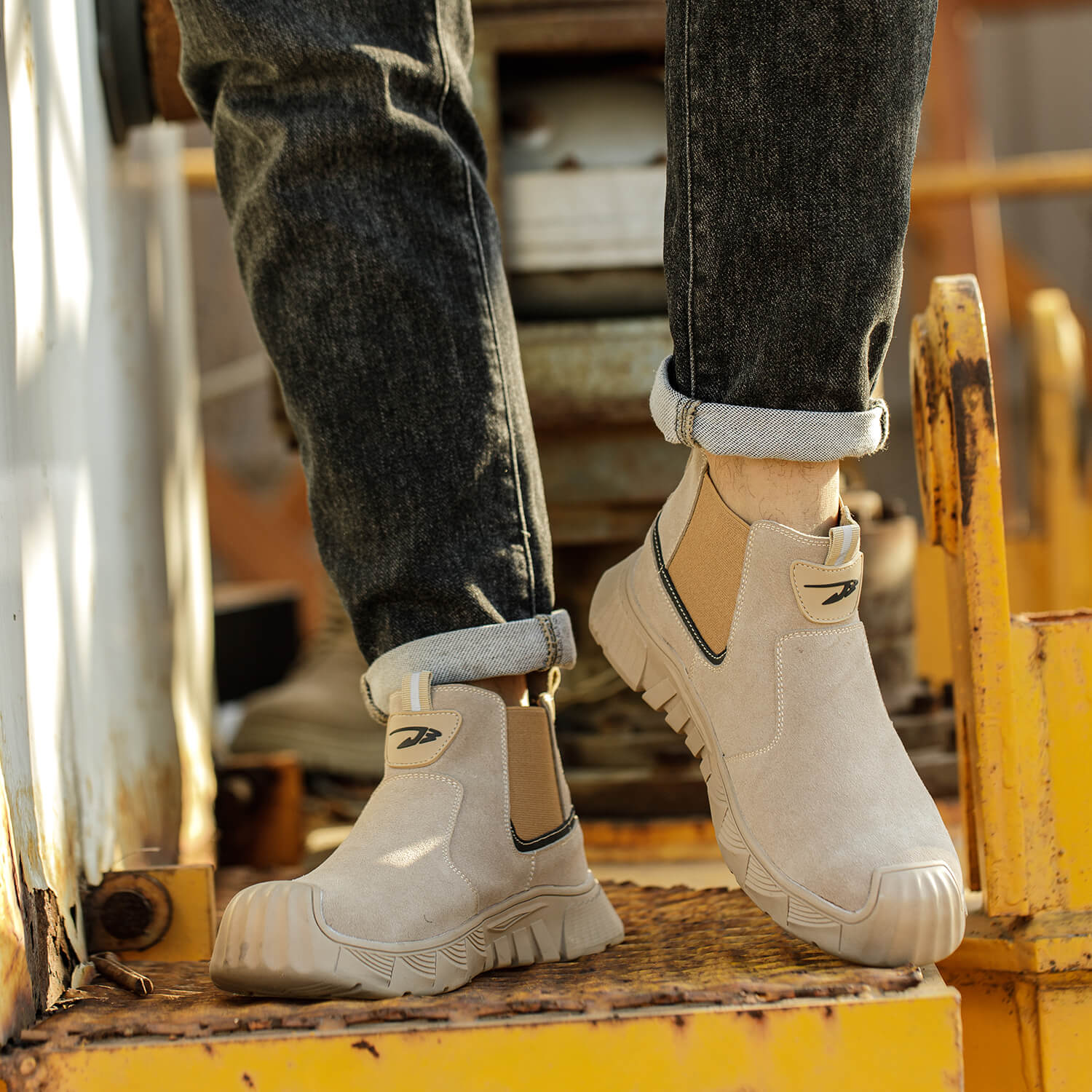 Maven Slip-On Steel Toe Work Boots