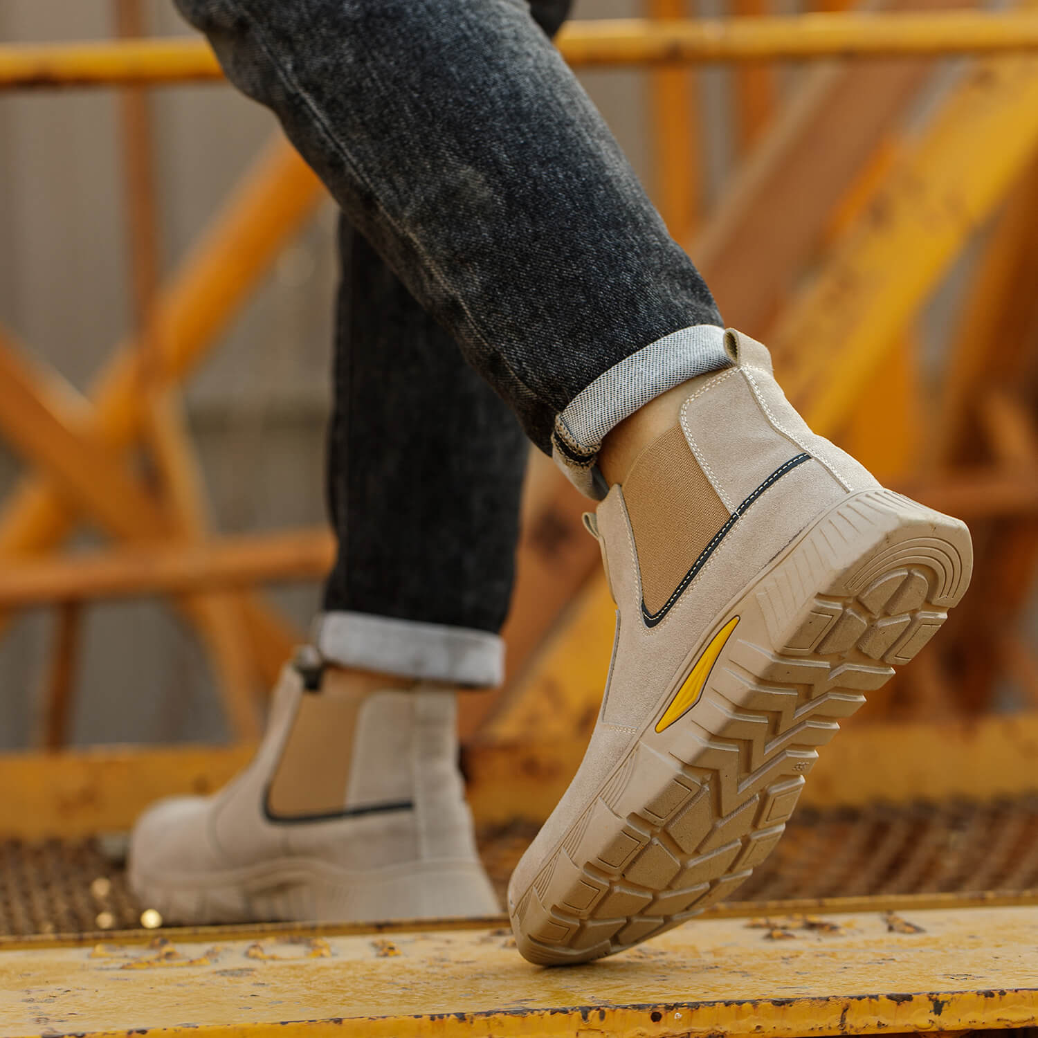 Maven Slip-On Steel Toe Work Boots