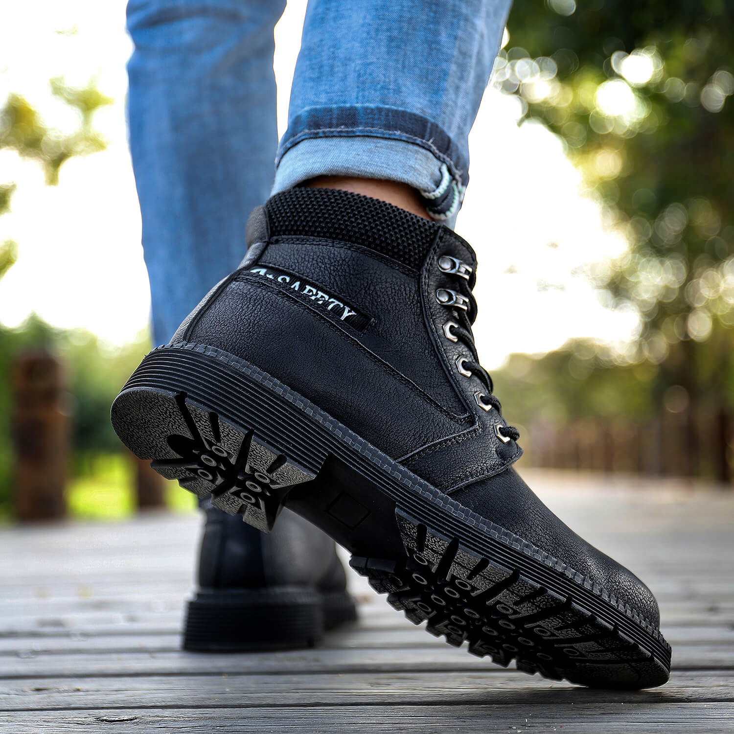 Maven Non-Slip Waterproof Steel Toe Boots