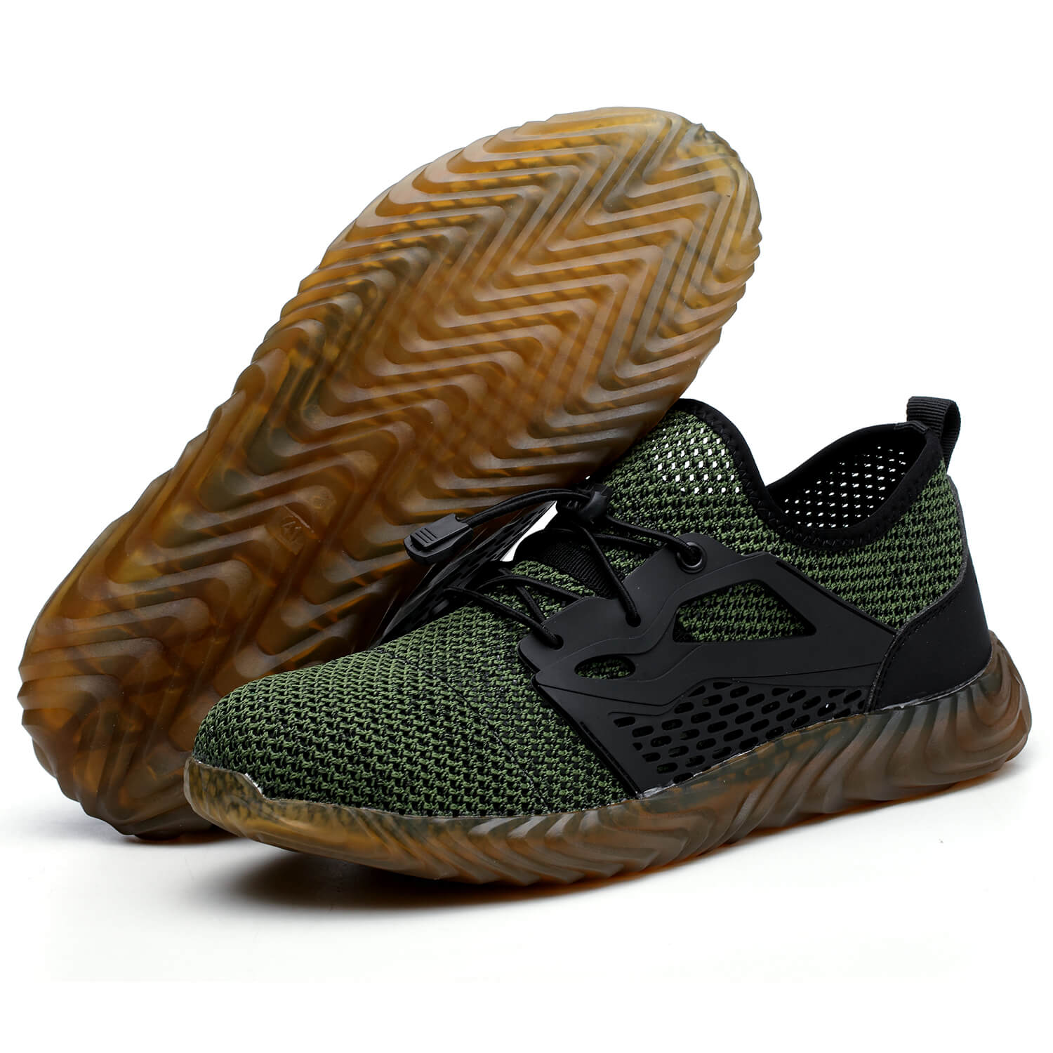 Maven Breathable Slip-Resistant Steel Toe Work Shoes