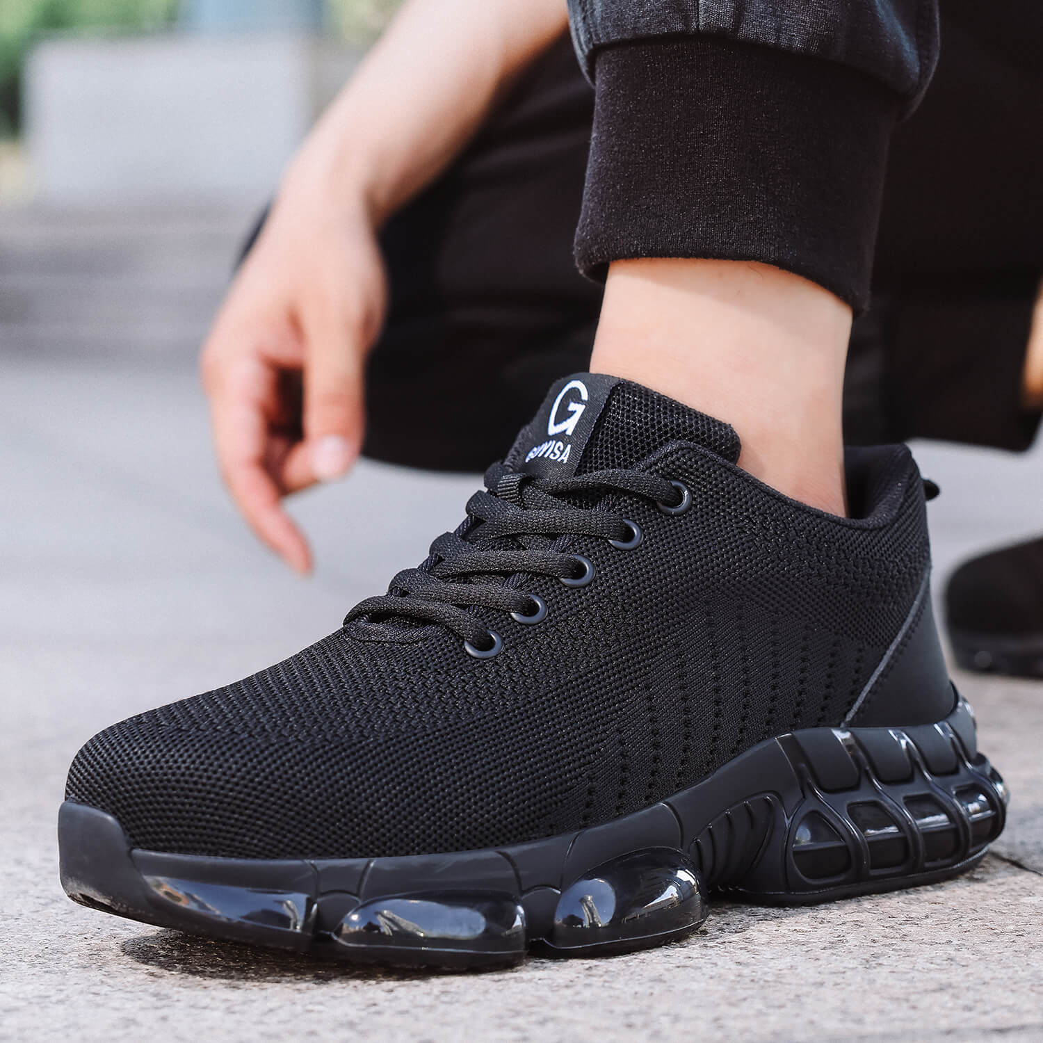 Maven Steel Toe Air Cushion Work Sneakers