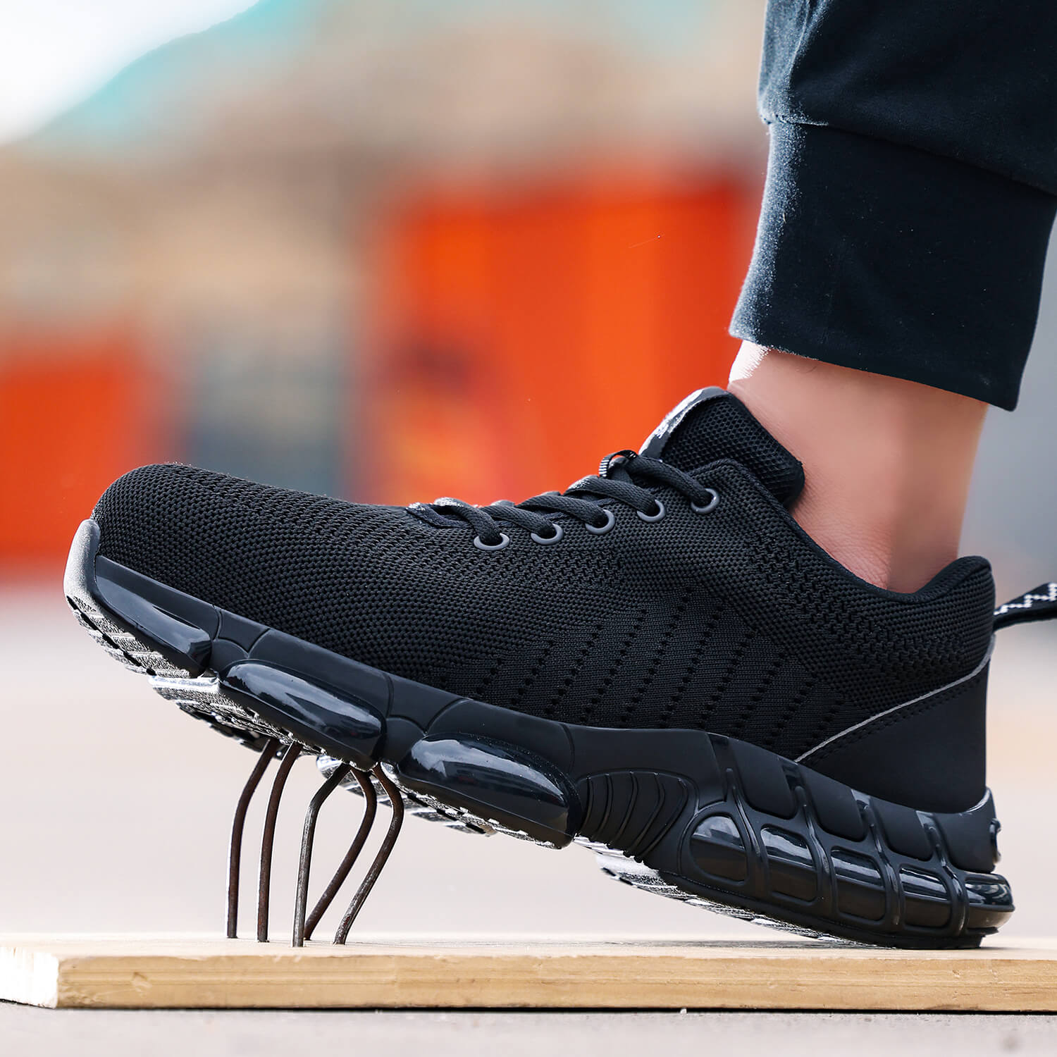 Maven Steel Toe Air Cushion Work Sneakers