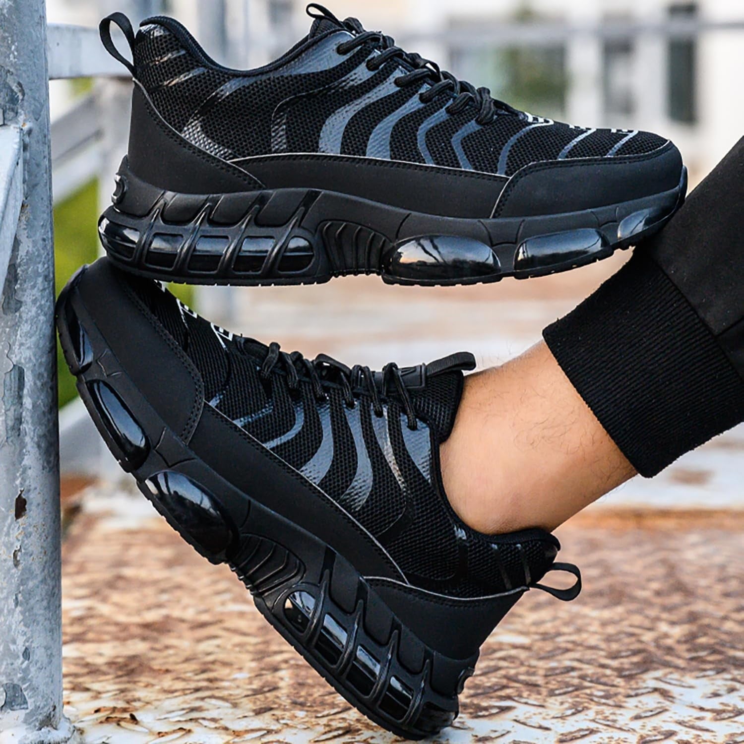 Maven Steel Toe Breathable Lightweight Safety Shoes