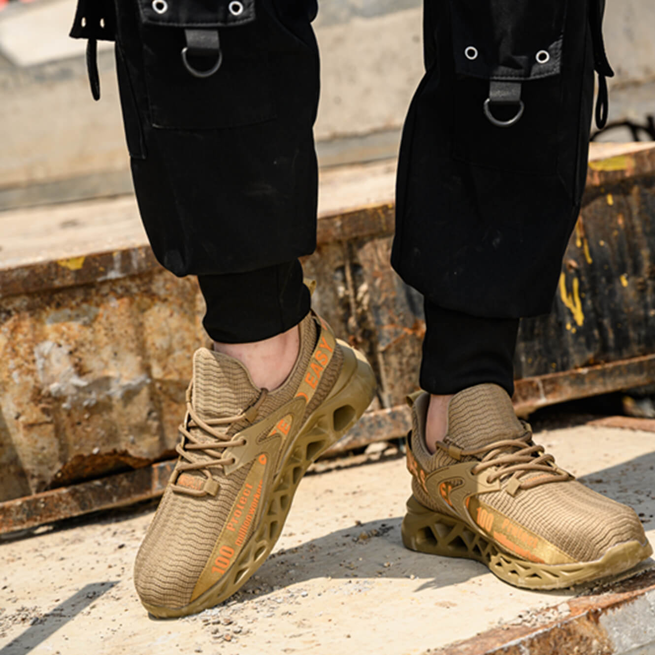 Maven Steel Toe Stylish Work Sneakers