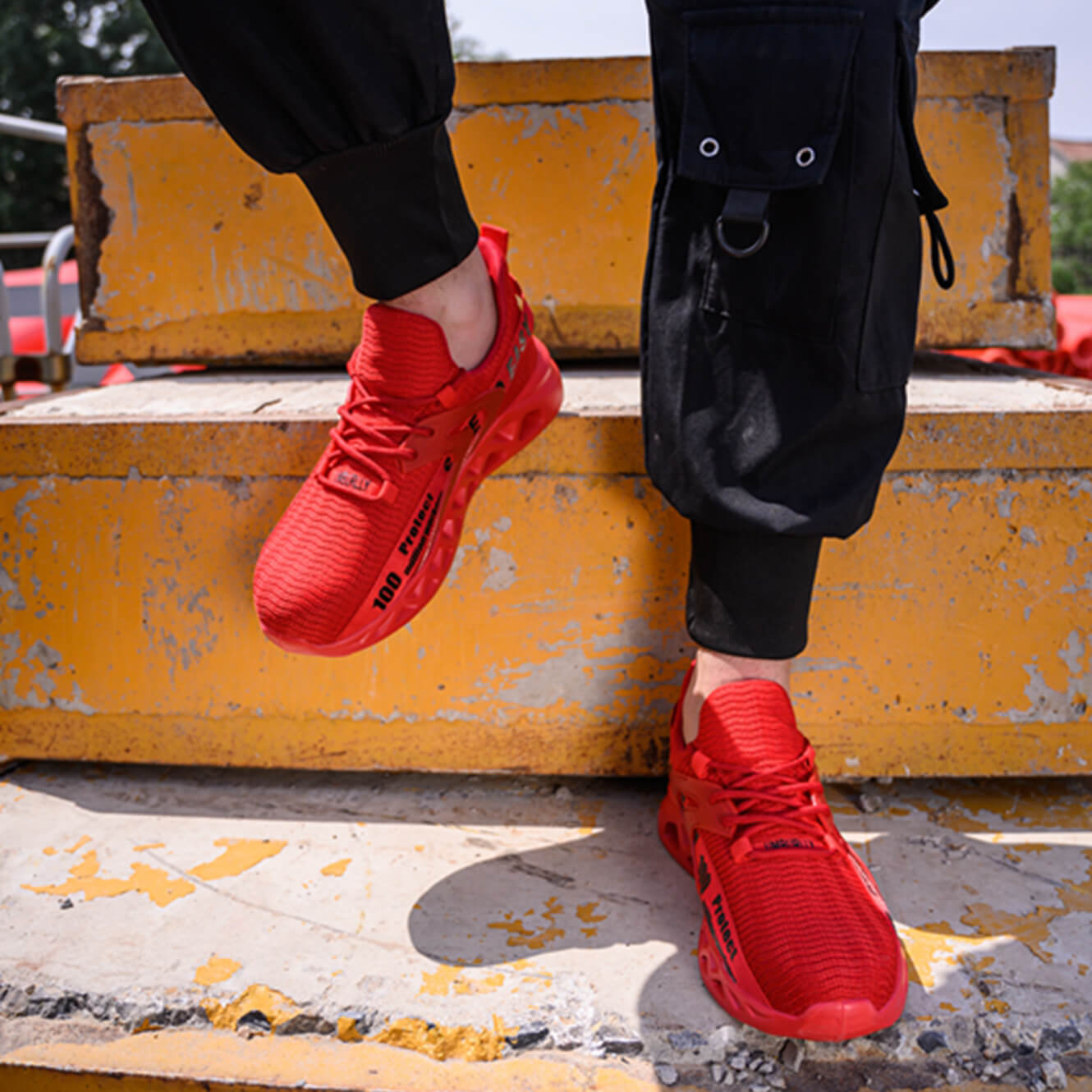 Maven Steel Toe Stylish Work Sneakers