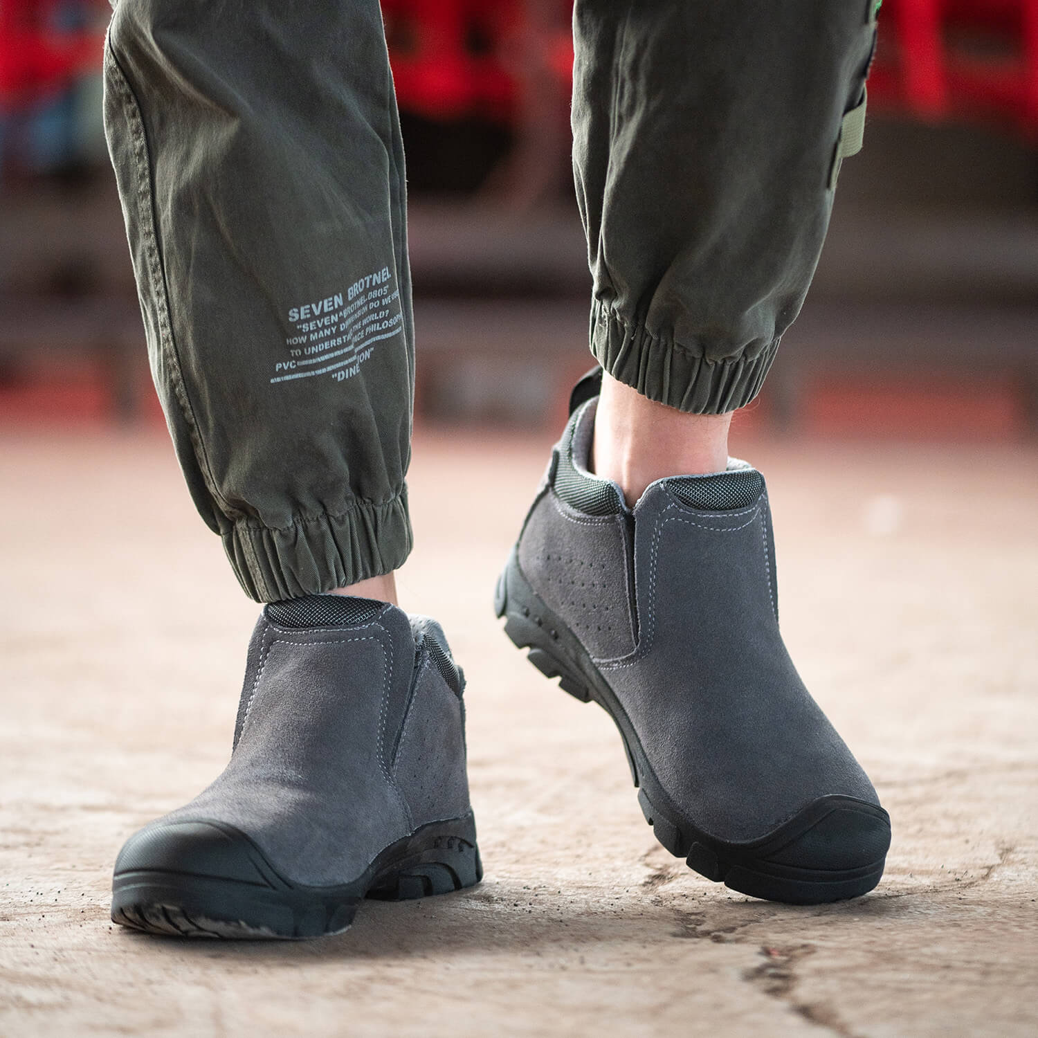 Maven Composite Toe Slip-On Work Shoes