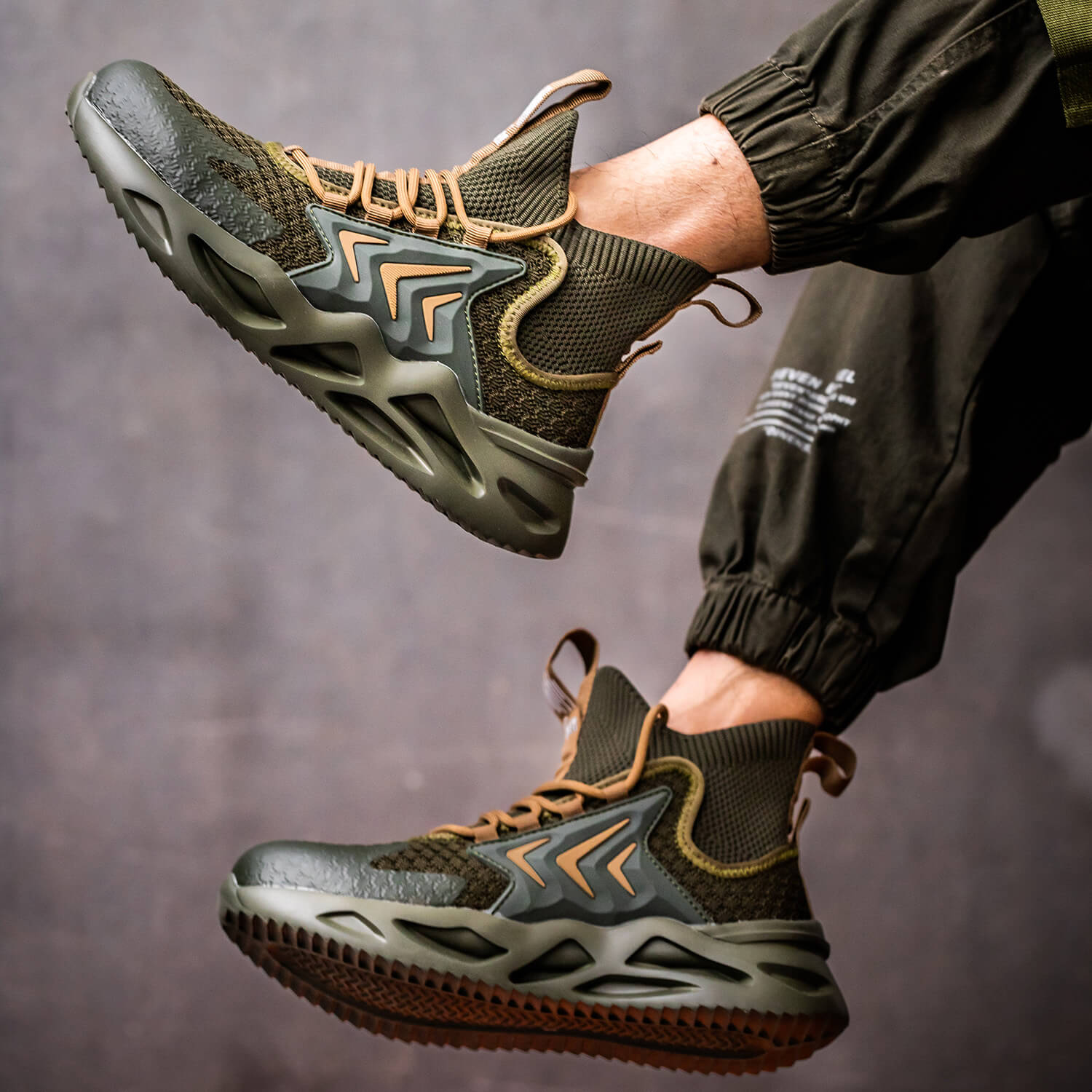 Maven Men's Steel Toe High Top Work Shoes