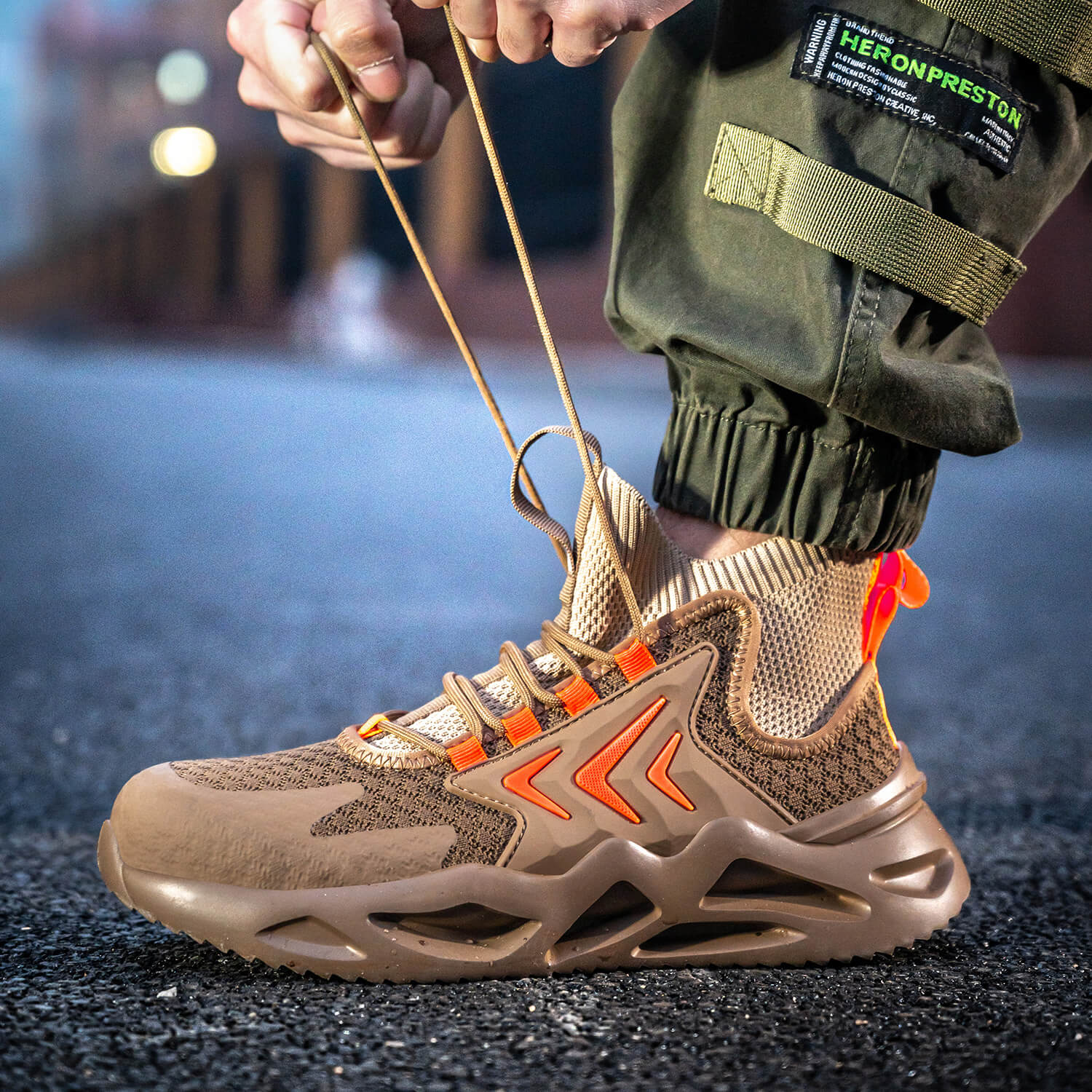 Maven Men's Steel Toe High Top Work Shoes