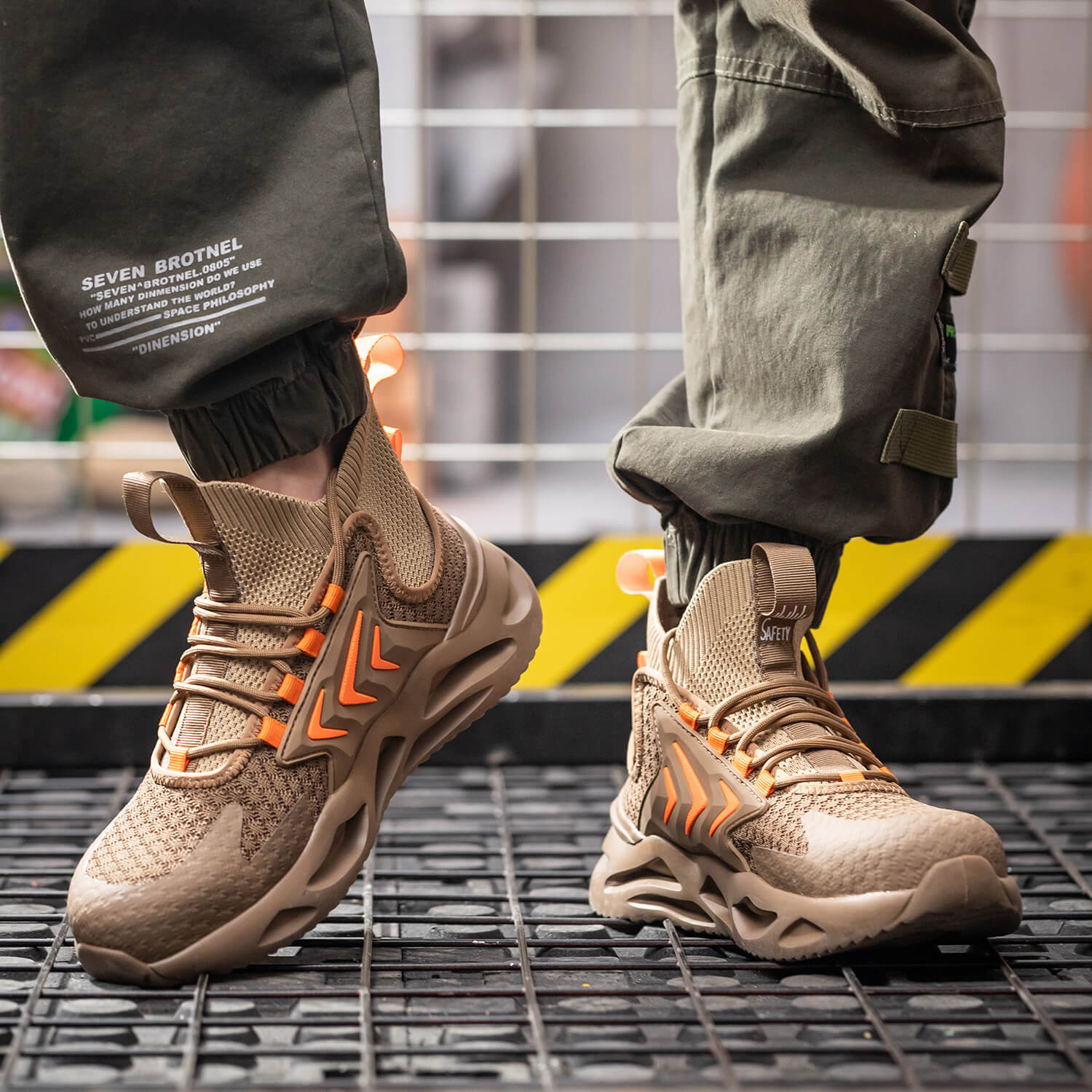 Maven Men's Steel Toe High Top Work Shoes