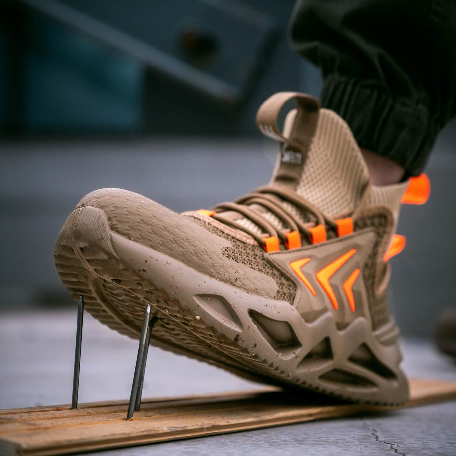 Maven Men's Steel Toe High Top Work Shoes