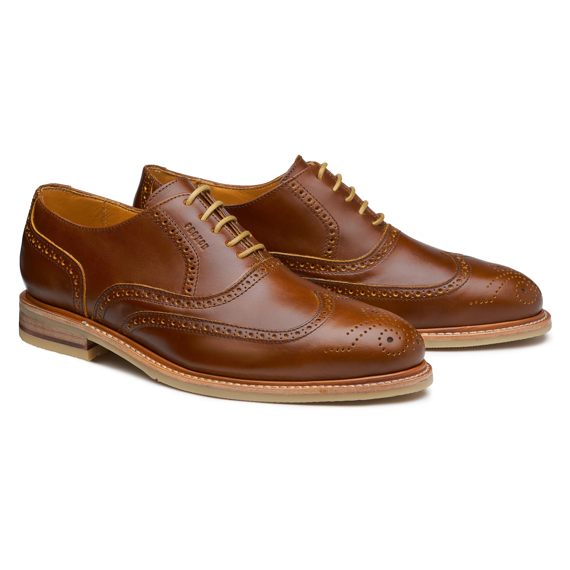 STEEL TOE OXFORD SHOE PILOT AMBER