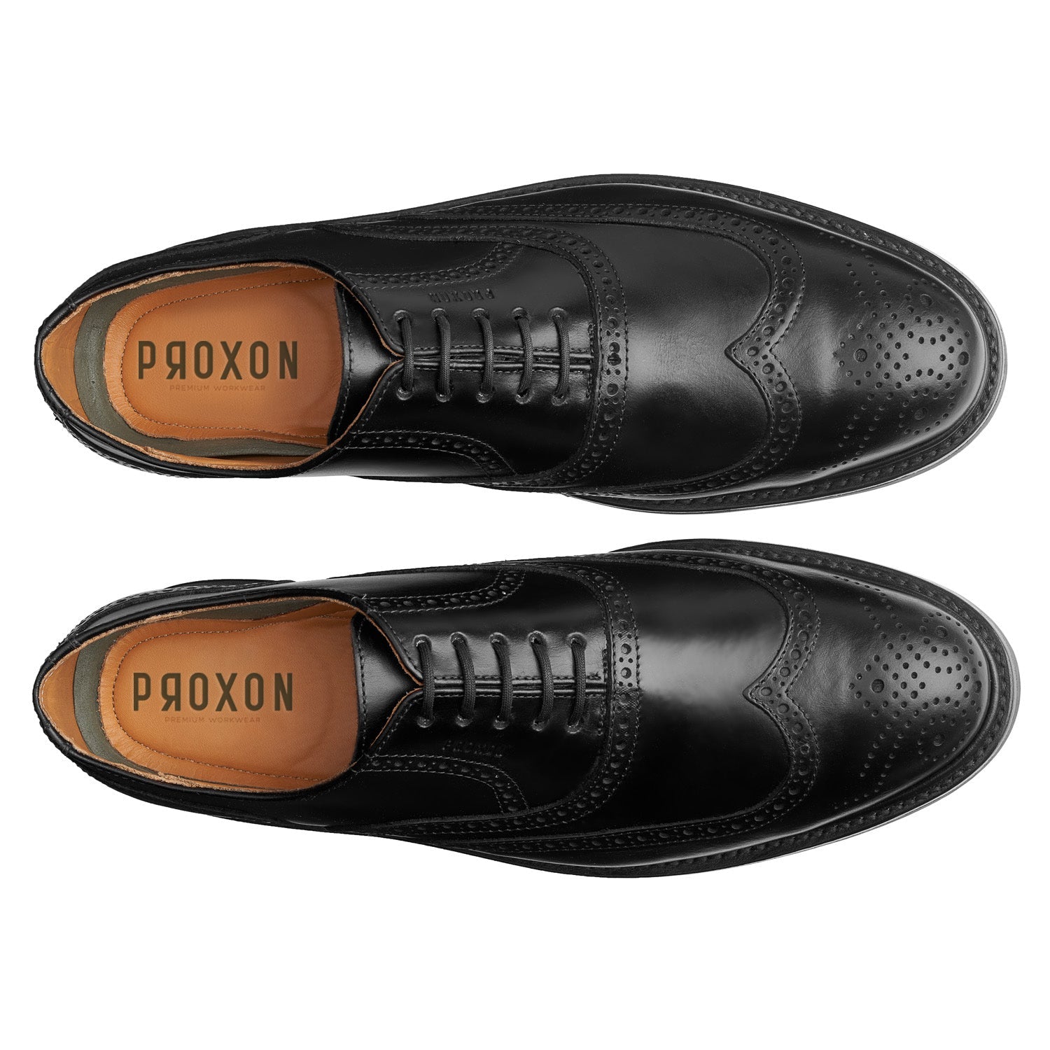 STEEL TOE OXFORD SHOE PILOT BLACK