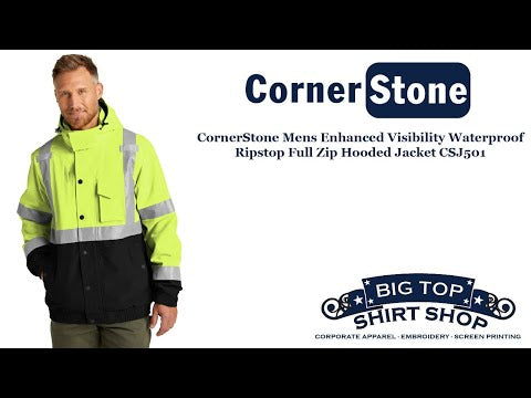High-Vis Bomber Jacket – Built Tarmac Tough x The Crew Hangar (CornerStone® CSJ501)