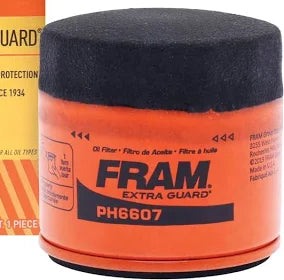 FRAM Extra Guard PH6607 Spin-on Oil Filter – Engine Protection Up to 10,000 Miles
