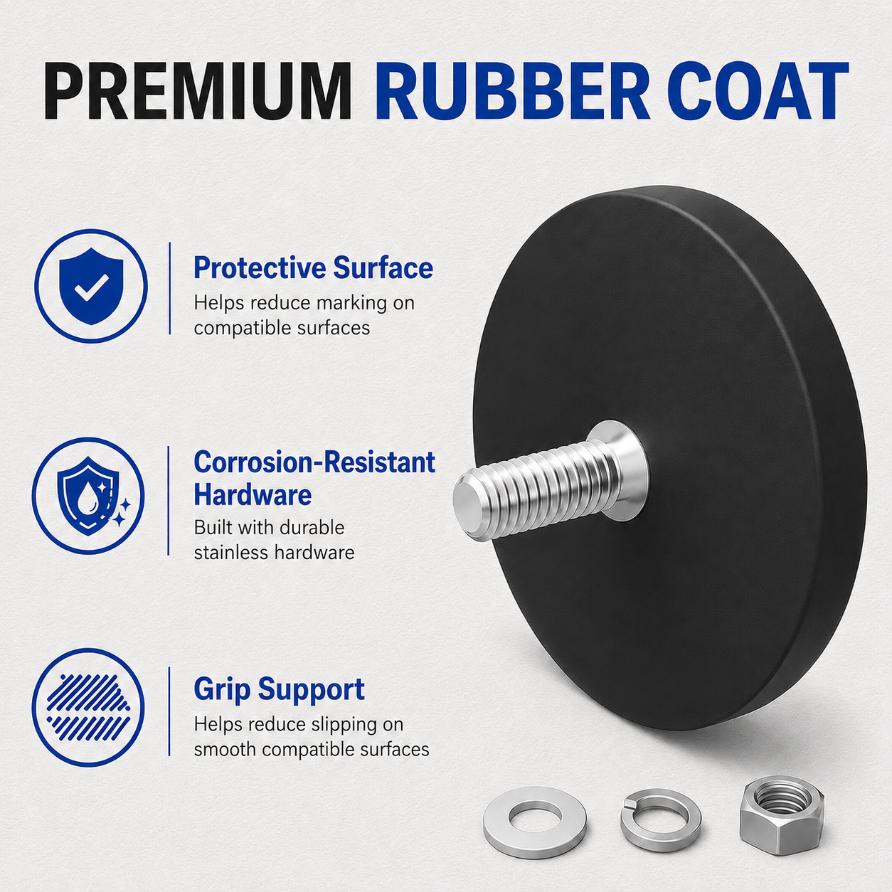 GroundComm TOWSAFE Magnetic Pushback Tug Cable Hook