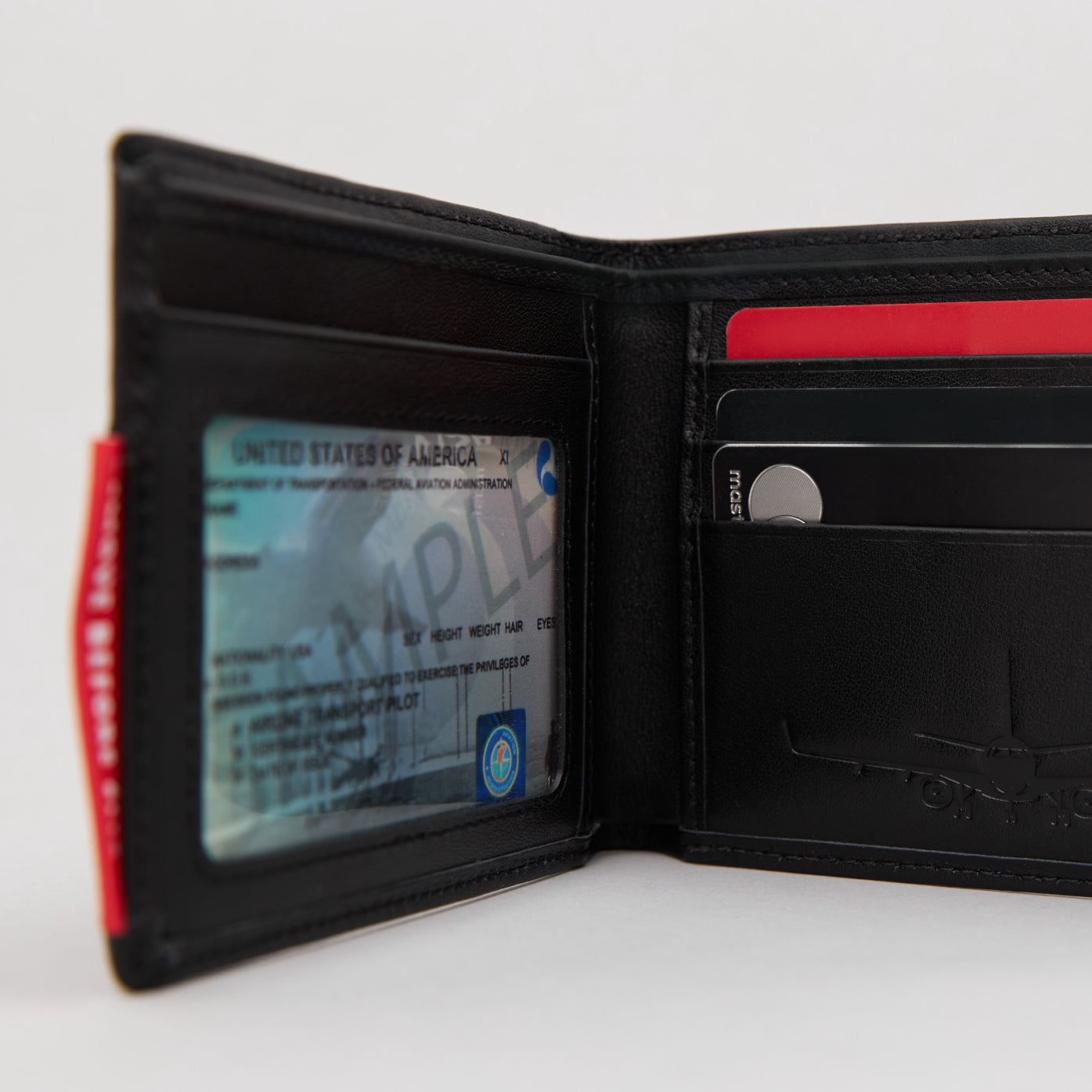 Aviators Bifold Wallet by Flevel - aviation product photo 2