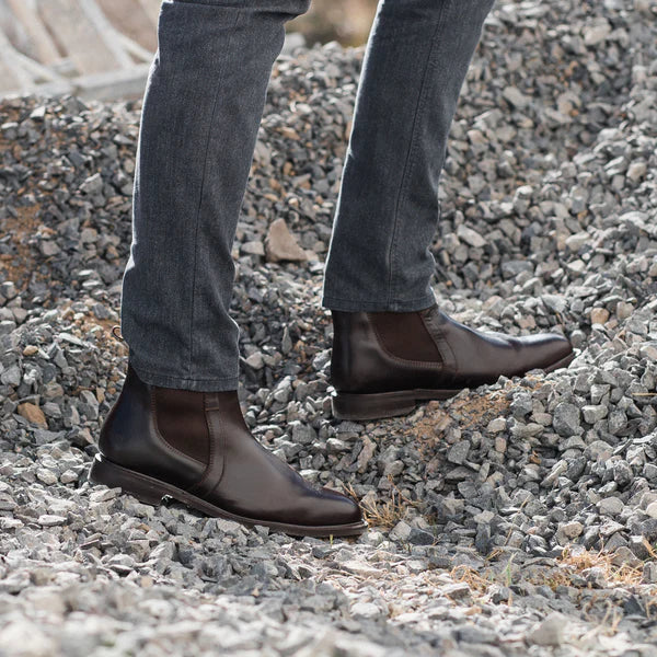 STEEL TOE CHELSEA BOOT WALLACE BROWN