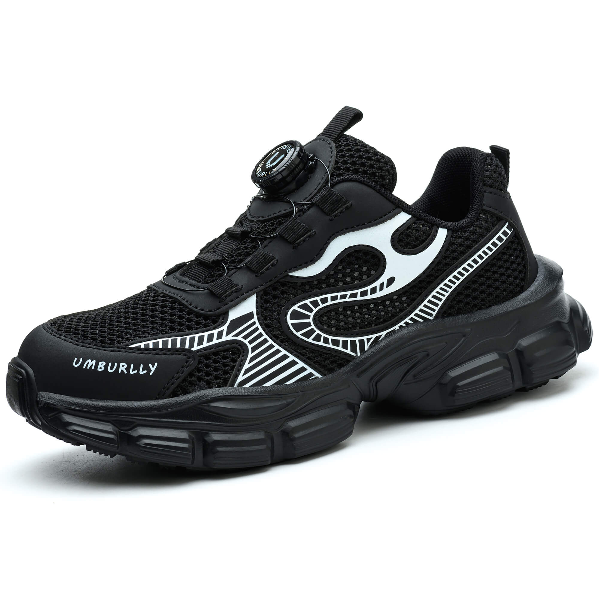 Maven Women's Steel Toe Knob-Lacing Work Sneakers