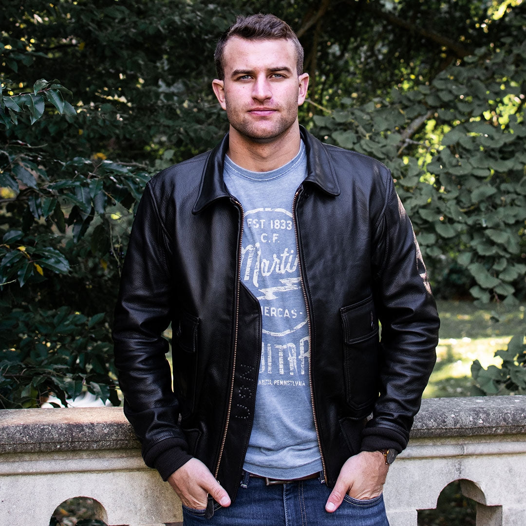 G-1 Flight Jacket with Removable Collar Z2108M