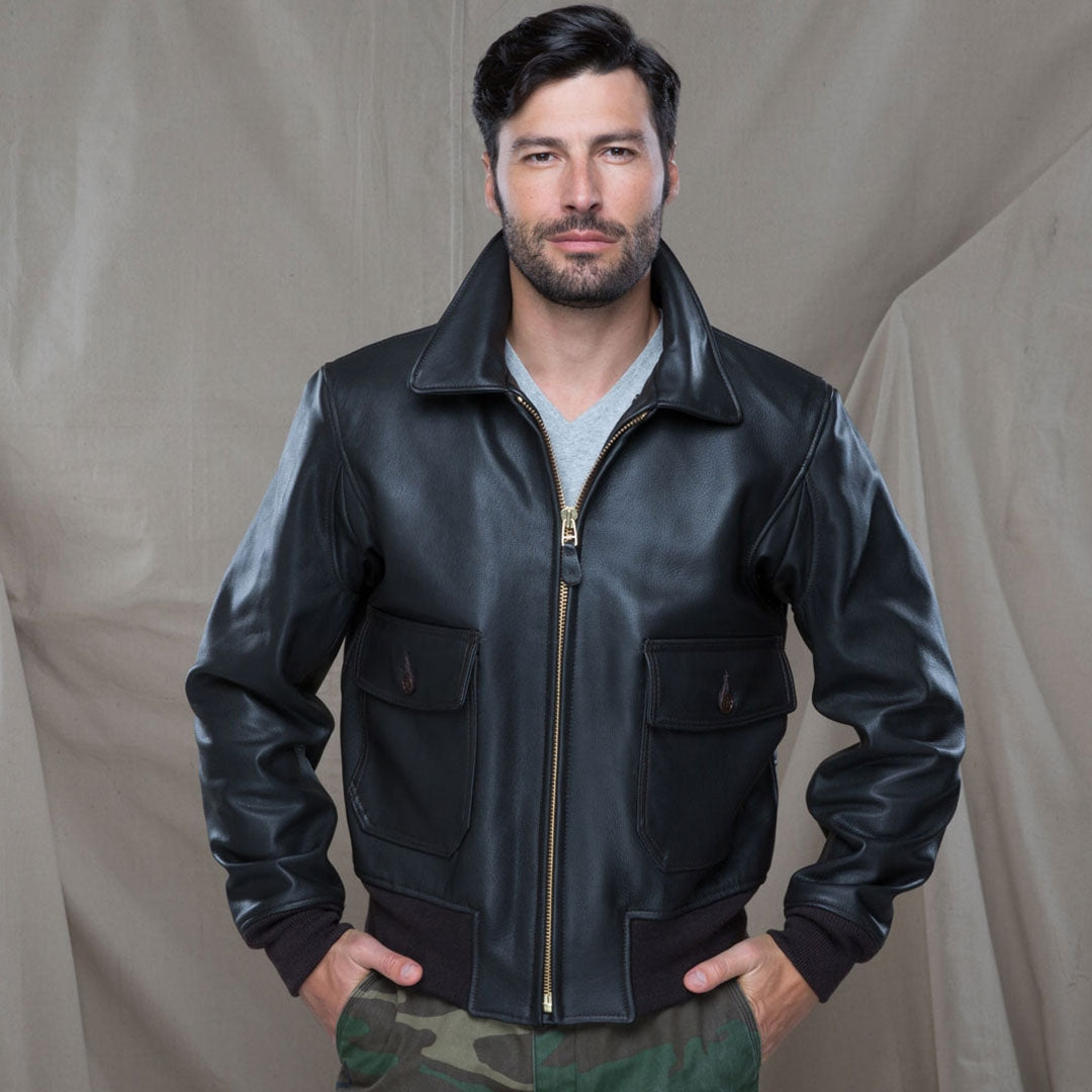 G-1 Flight Jacket with Removable Collar Z2108M